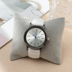 Fashion Simple Silicone Stripes Quartz Watch Women Blue 2024 New Ladies Dress Brands Clocks Wristwatches Relogio Feminino