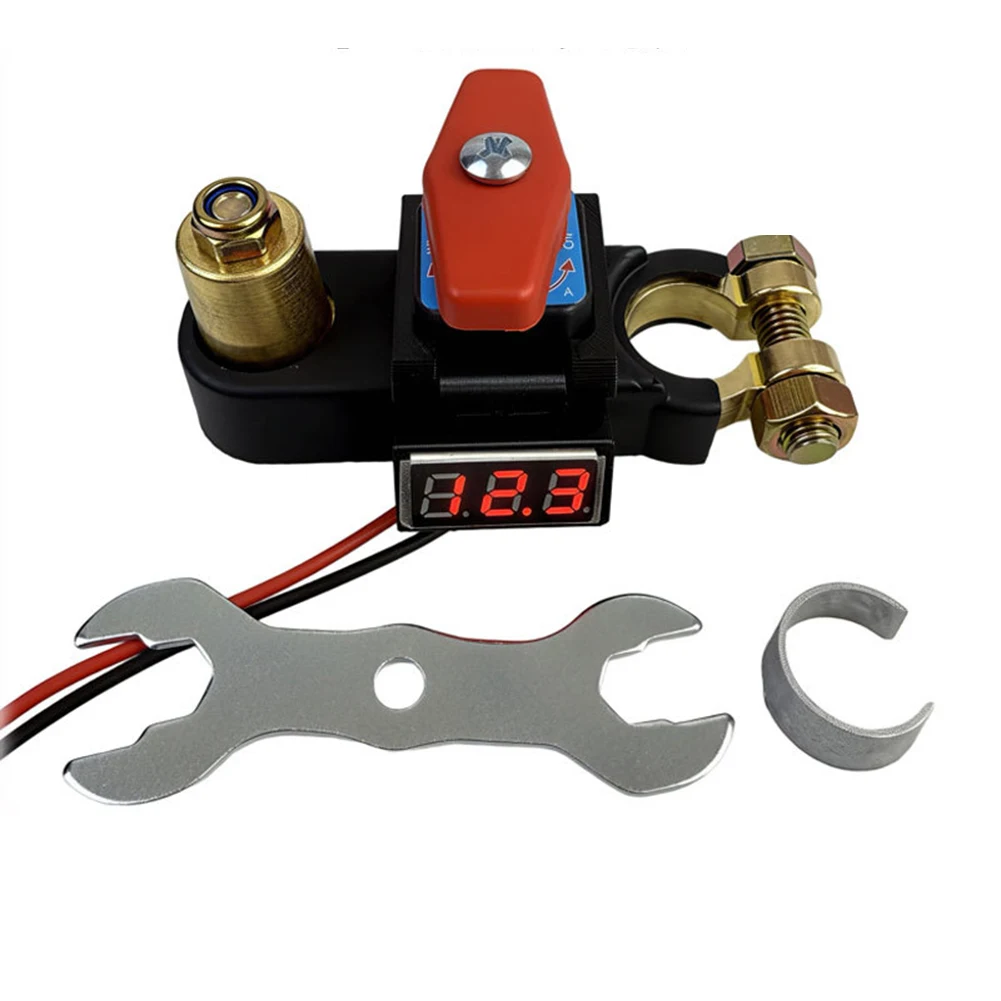 Car Battery Disconnect Switch Negative Terminal Cut Off 12V 24V Disconnect Isolator Electrical Equipment