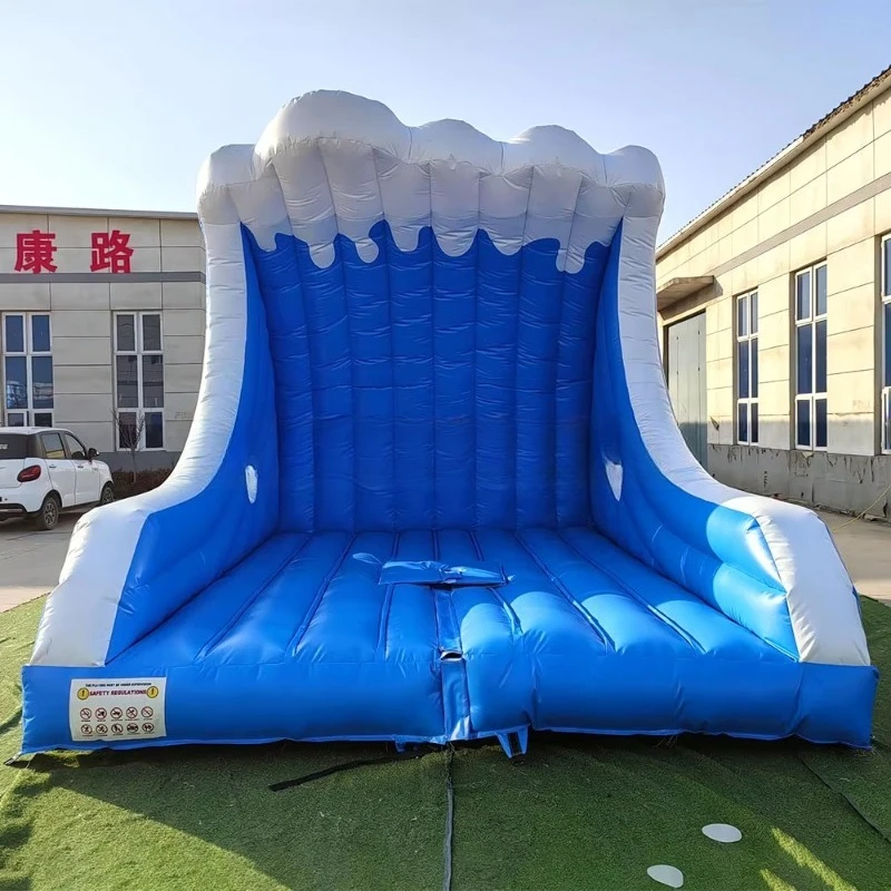 Outdoor Commercial Inflatable Wave Surf Machine Inflatable Surf Simulator Mechanical Surfboard Rodeo Game Machine