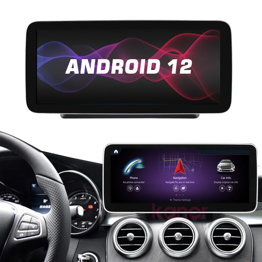 

12.3 inch 1920*720 touch screen android 12 8core 4+64g gps navigation car radio for b-enz V class w447