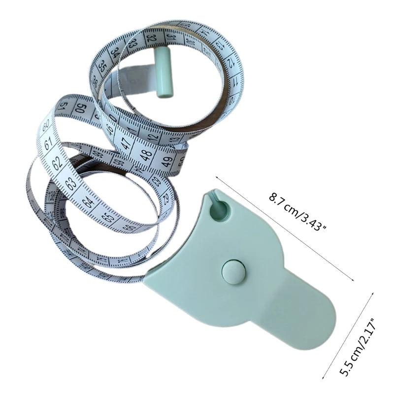 Tailor Mini Soft Ruler Body Fat Caliper Measuring Ruler Sewing TailorTape Measure Three-Dimensional Meter Sewing Measuring Tape