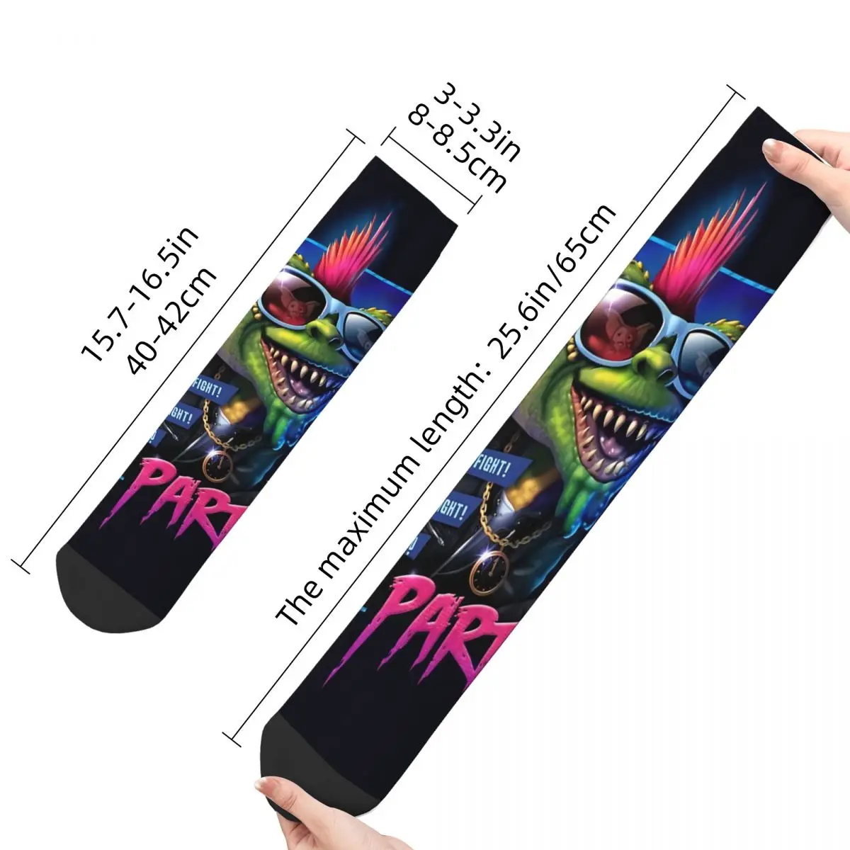 Retro Gremlin Party Men's Socks Unisex Novelty Pattern Printed Funny Crew Sock Gift