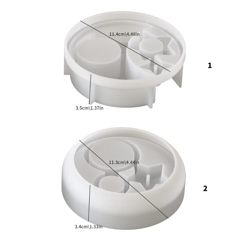 

C71D Versatile Silicone Mould for Home Decoration and Incenses Holders