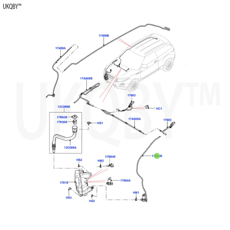 مجموعة محرك ومضخة ، Ra ng E Ro ve r Ev oq ue LR027685 LR077377 LR083803