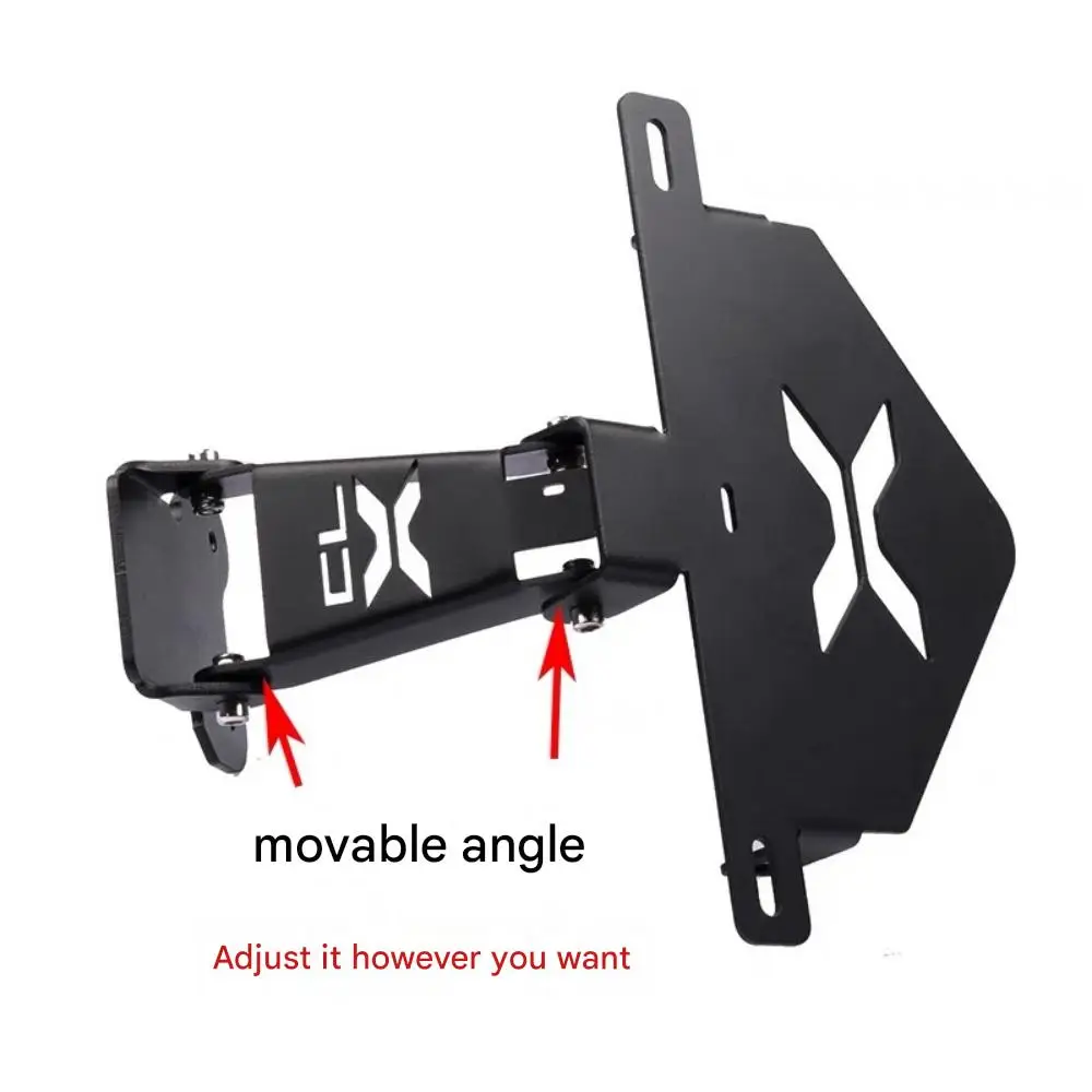 FOR Adjustable Foldable License Plate Bracket Tail for CF 700CL-X Motorcycle Special Models Specific Design Number Plate Holder