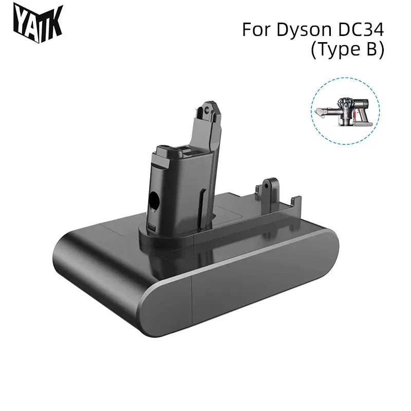 

22.2V Vacuum Cleaner Battery for Dyson DC34 Type B 3000mAh Rechargeable Li-Ion for Dyson DC35 DC44 Animal DC45 DC31 DC35 Animal