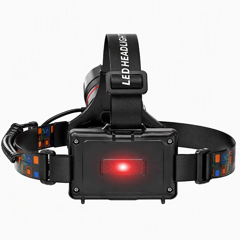 2026 Rechargeable LED Headlamp,1000000Lumen Zoomable Head Light,Waterproof Super Bright Hands-Free Outdoor Working Head Torch