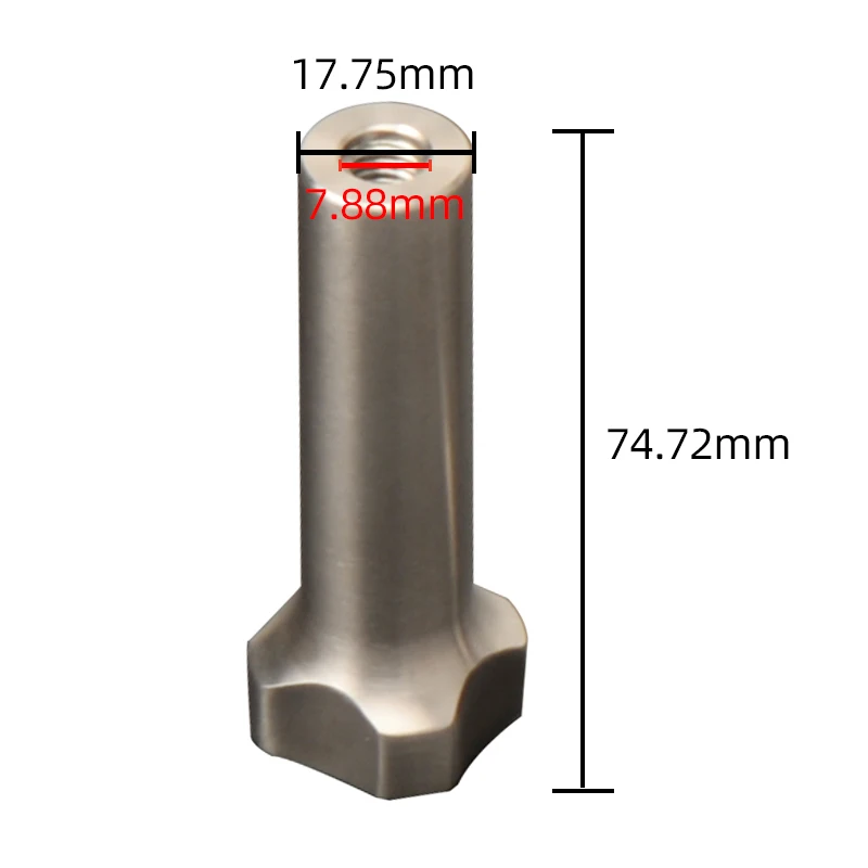 صامولة تثبيت معدنية واحدة/كامل لآلة الآيس كريم - قطع غيار برغي الكتلة الأمامية، قطع غيار ماكينات الآيس كريم الناعمة
