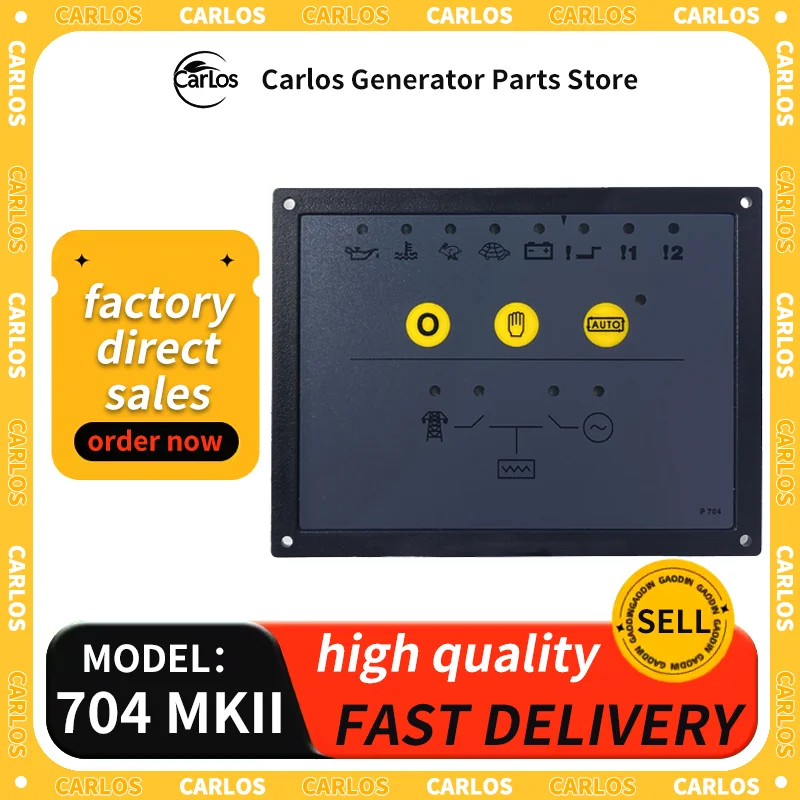 

Generator AMF Controller DSE704 Replacement for Original DSE 704 Auto Start Generator Control Panel Alternator DSE704mkii