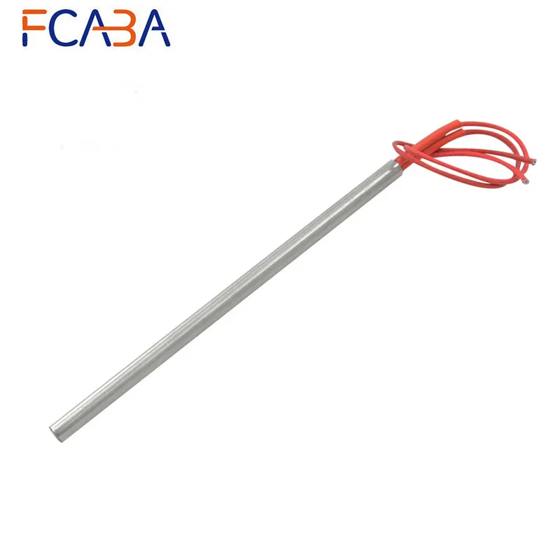 

FCABA 9x180mm/9x200mm/9x220mm Stainless Steel Industrial Heating Element AC 110V 220V 380V Cartridge Heater 400W/450W/500W