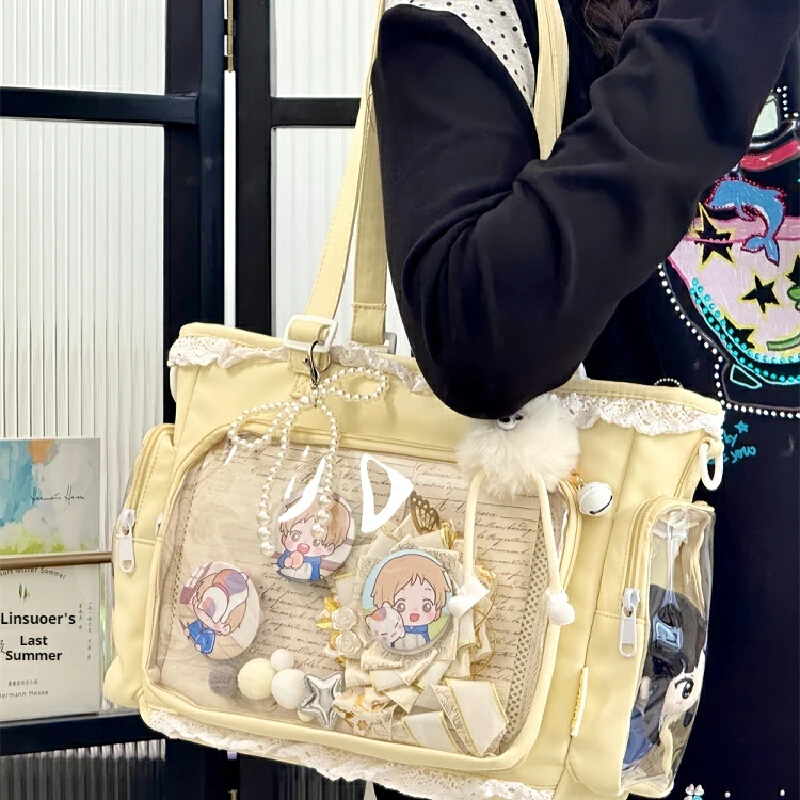 

Ballet Girl Large Appetite Itabag Japanese Two-Dimensional Single Shoulder Crossbody Bag Gift for Collectors And Friends