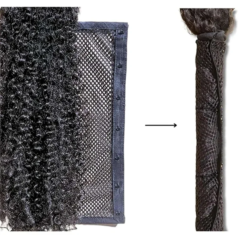 8PCS Length N Lock Hair Stretcher, Curling Ring, Curling Net Stretcher Mesh Wrap To Prevent Shrinkage (7In+13In)
