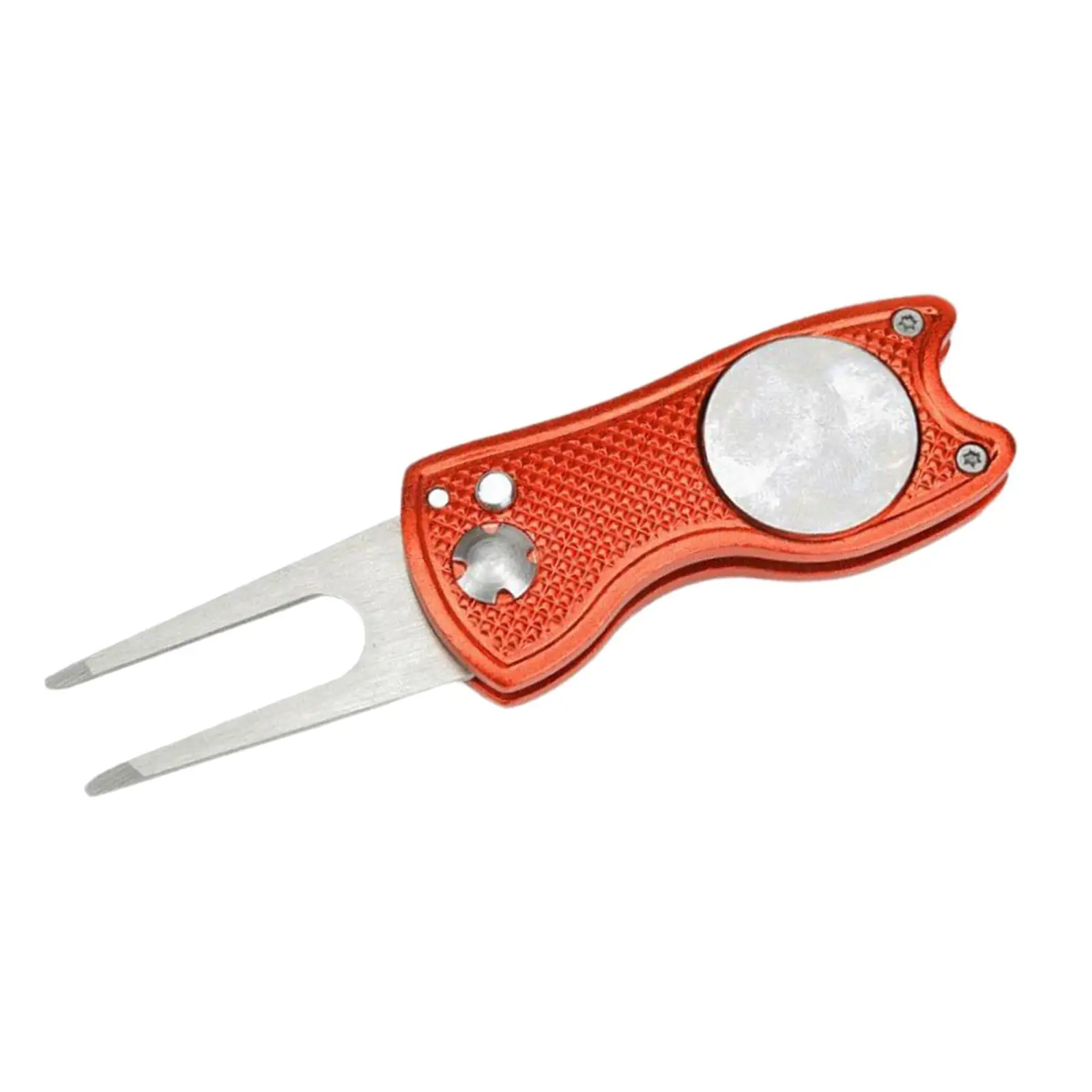 

Metal Golf Divot Tool Ball Marker Switchblade Putting Accessory