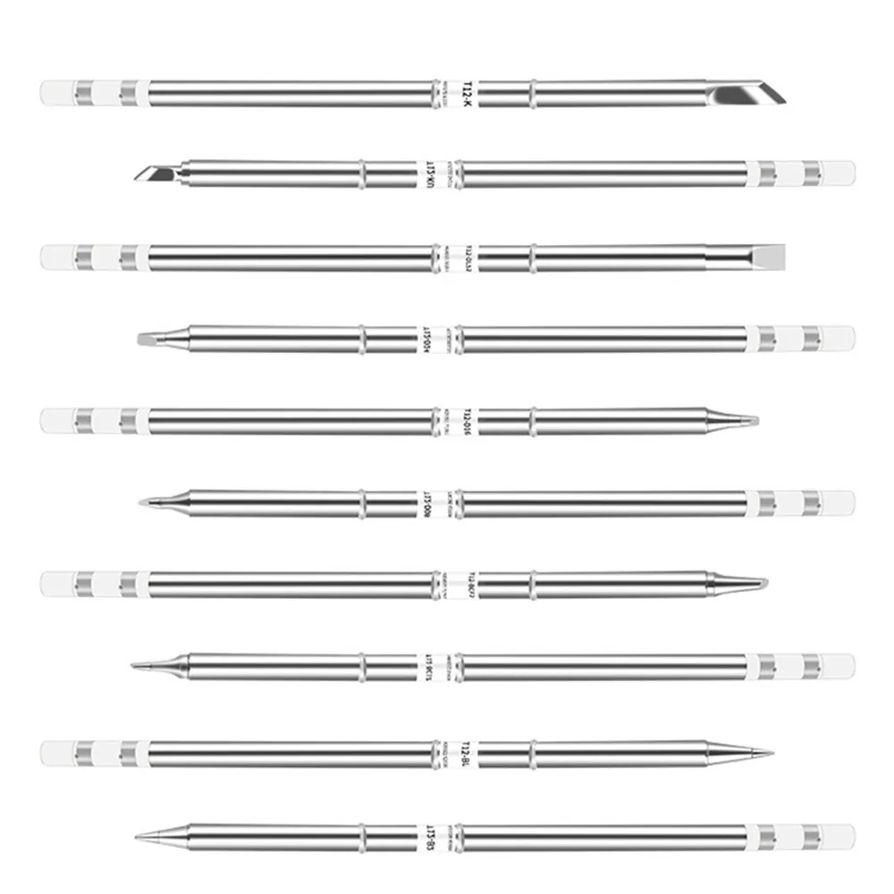 1pcs T12 Punte di Saldatura Punte di Saldatura T12-K T12-KU T12-KR T12-SK T12-KL T12-KF Per T12 Stazione di Saldatura