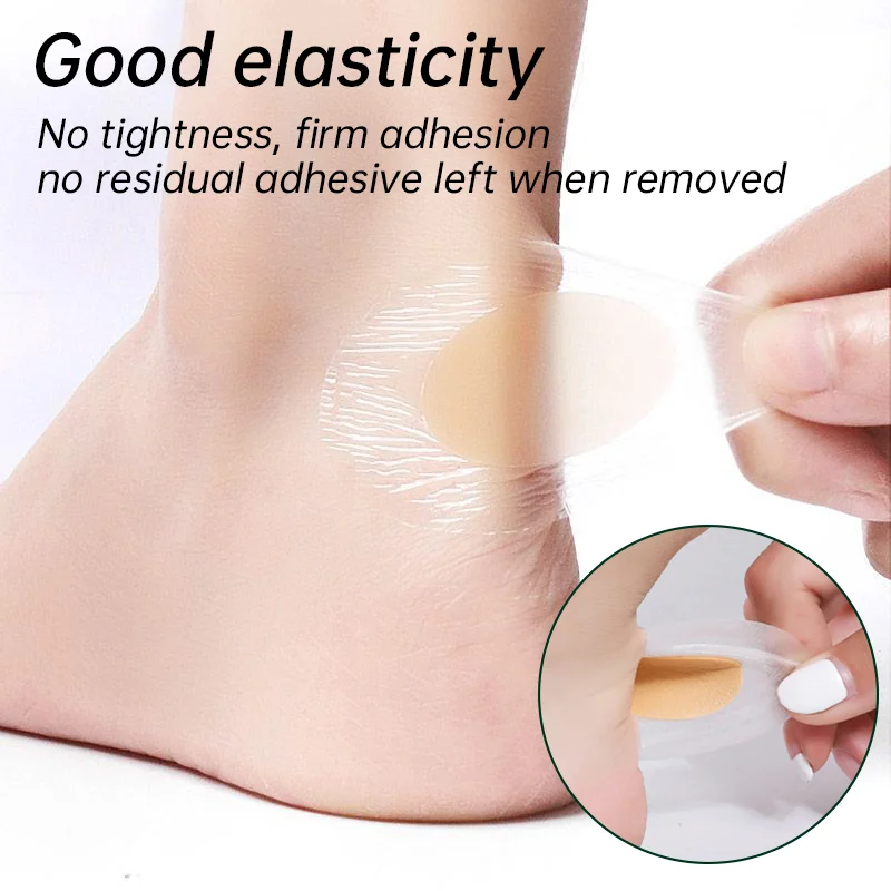 Gel Heel Protector Foot Patches Soft Hydrocolloid Pads Relief Pain Blisters Heel Protection Pad Pain Plaster Foot Care Pads