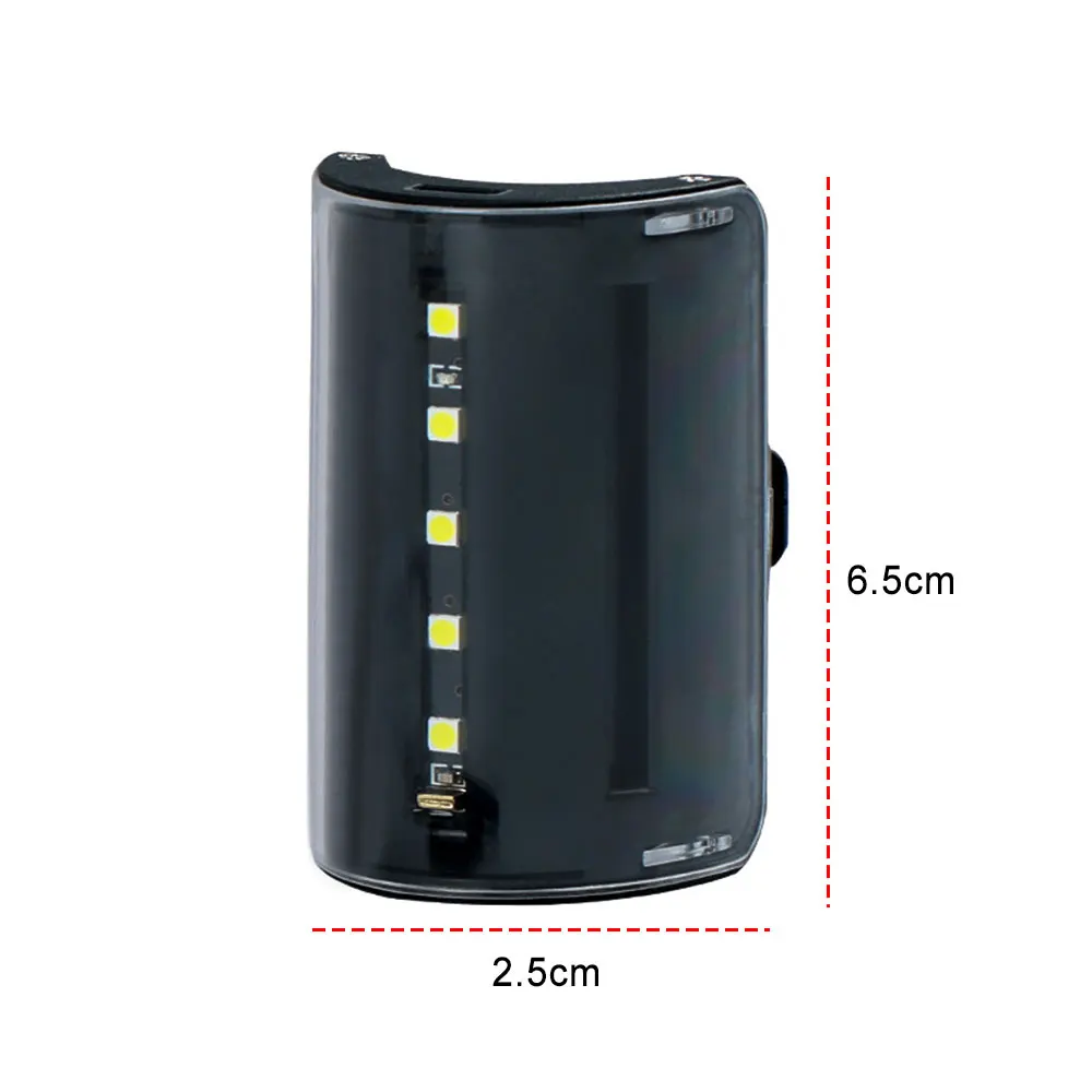 Novedade Intelligent Recharging Tail Light Automatic Start-stop Touch Control Warning Light LED Ring Lights Cycling Accessories