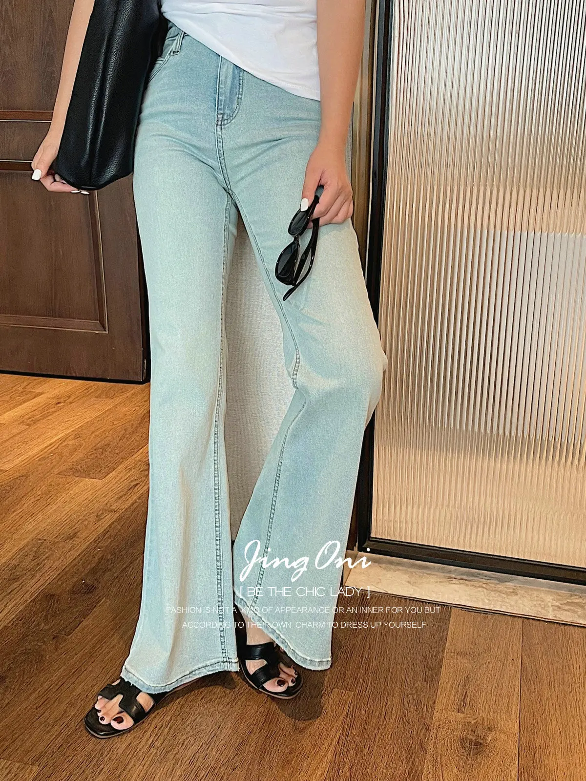 

Flare Jeans Cargo Pants Y2K Woman Clothing 2025 Summer Korean Fashion Style Vintage Elegant Long Trousers High Waist Skinny Chic