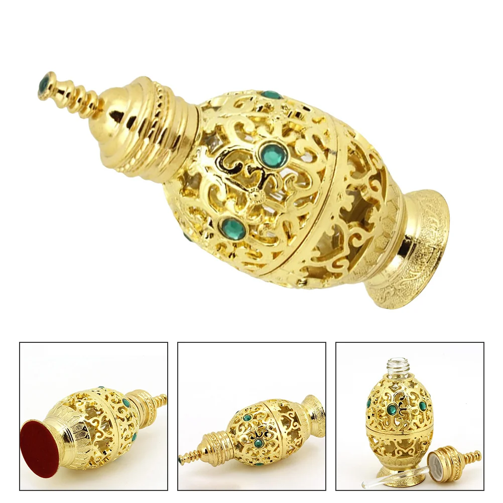 

10ml Transparent Perfume Bottle Glass Pineapple Essential Oil Container Luxury Decorative Handicraft for Travel Gift