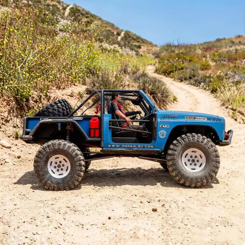Hot CROSSRC EMO XT4 KIT Hard Shell High-Performance Remote Control Electric Two-Speed Climbing Off-Road Vehicle Simulation Model