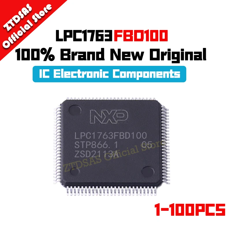 

1-100Pcs New Original LPC1763FBD100 LPC1763FBD LPC1763 LPC IC MCU LQFP-100 Microcontroller Chipset