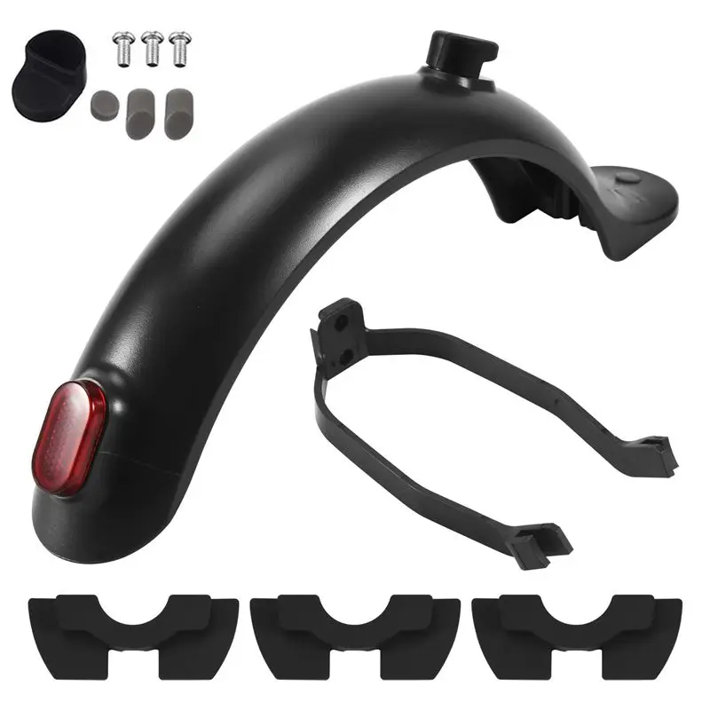 

NEW HOT In Stock-Rear Mudguard And Bracket Accessory With Taillight For M365/M365 Pro Scooter With Screws And Screw Caps