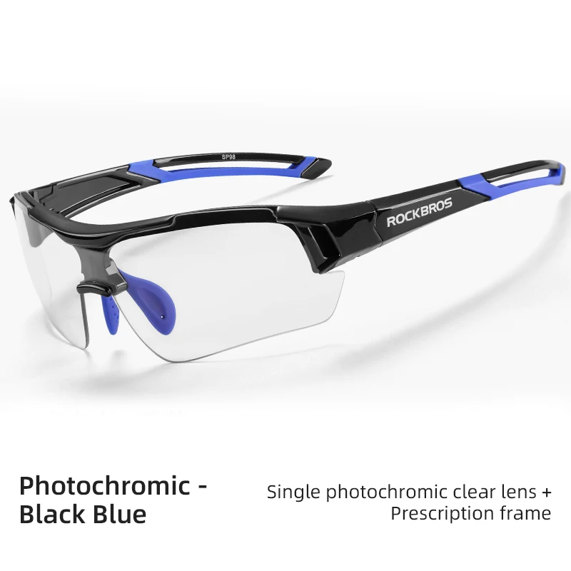 ROCKBROS Photochrome Radfahren Brille Fahrrad Outdoor Sport Sonnenbrille Verfärbung Gläser MTB Rennrad Brille Fahrrad Brillen