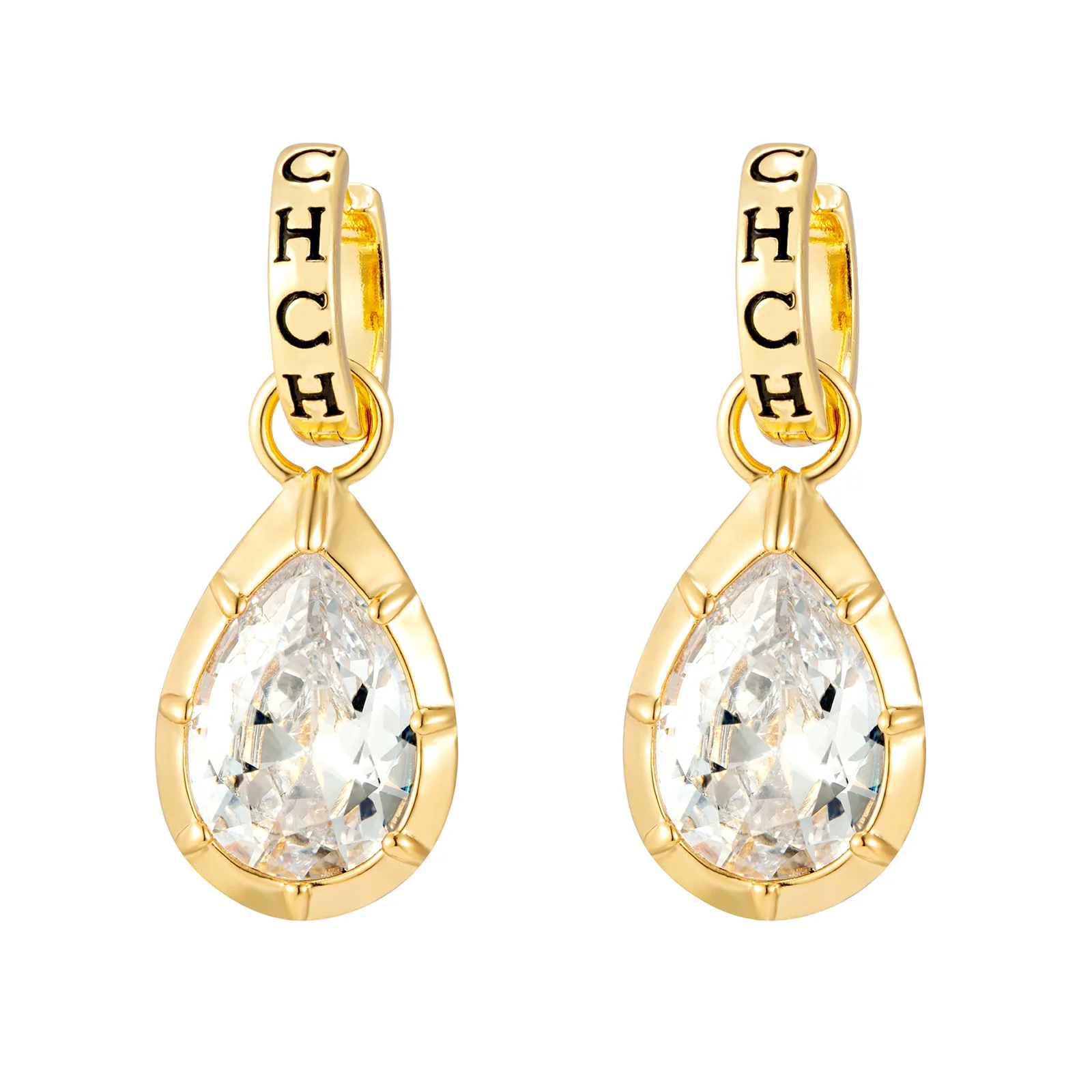 أقراط متدلية على شكل دمعة من CHHC 2026 للنساء، مجوهرات أذن أنيقة على شكل قطرة ماء من الزركون الكريستالي، هدية مضادة للحساسية #3