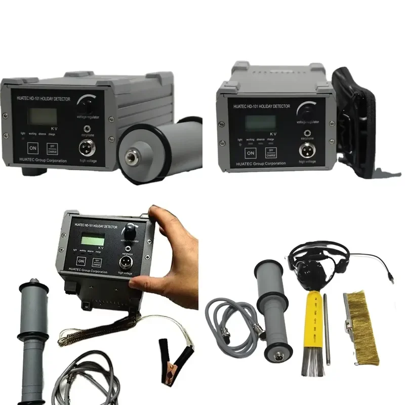 for HUATEC Holiday Tester Electric Spark Leak Detector Non Destructive Testing Equipment for Coating Pinhole Detection