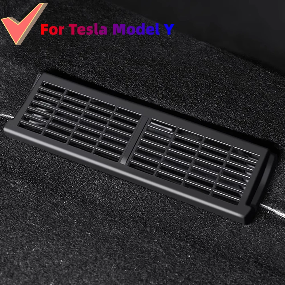 2 pezzi sotto il sedile copertura della presa d\'aria per Tesla Model Y 2021 2022 2023 anti-sporco pad griglia protettiva custodia antipolvere