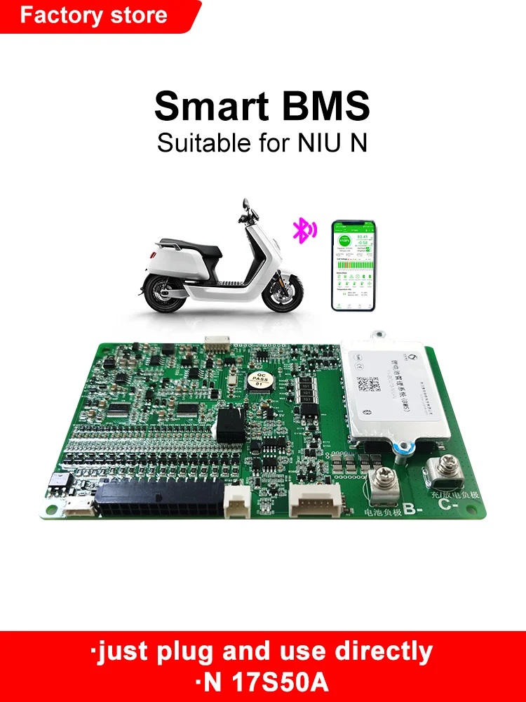 AliExpress for NIU Smart BMS LiFePo4 NQi N1S Original Lithium Battery Protection Board Electrical Bike BMS Support Modification Expansion