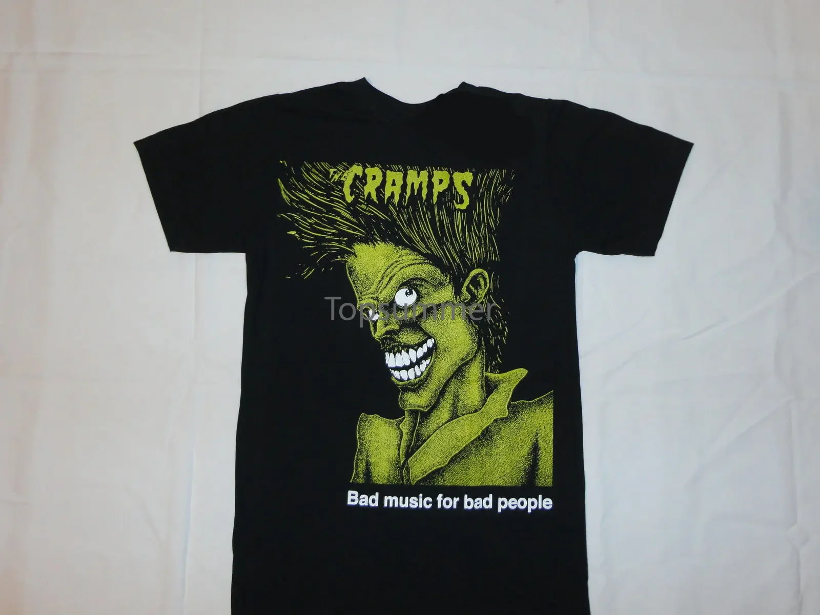 

Black The Cramps New T-Shirt S-3Xl Bad Music People Psychobilly Punk Rock Personalized T Shirt Custom T Shirt Top Tee