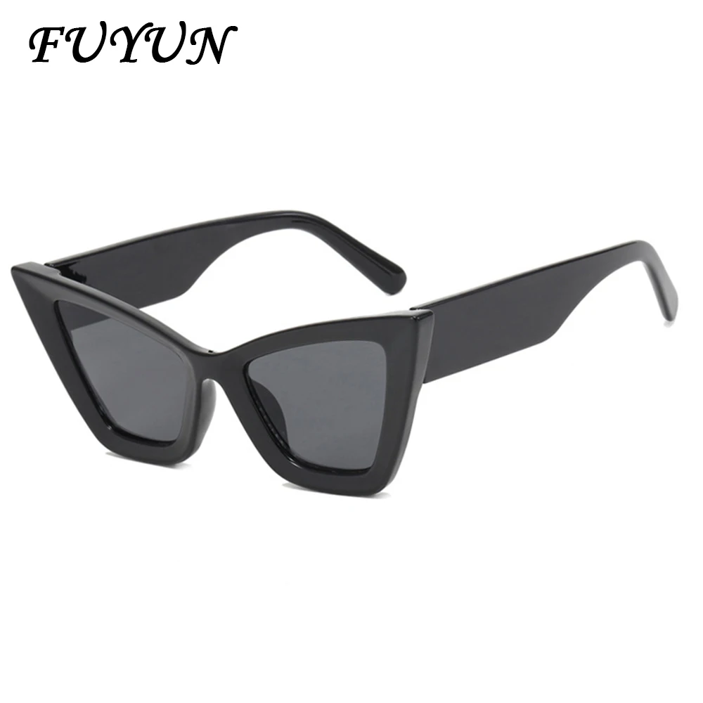 Fashion Cat Eye Large Frame Women's Sunglasses New 2023 Luxury Brand Designer Women's Personalized Goggles UV400 Wholesale