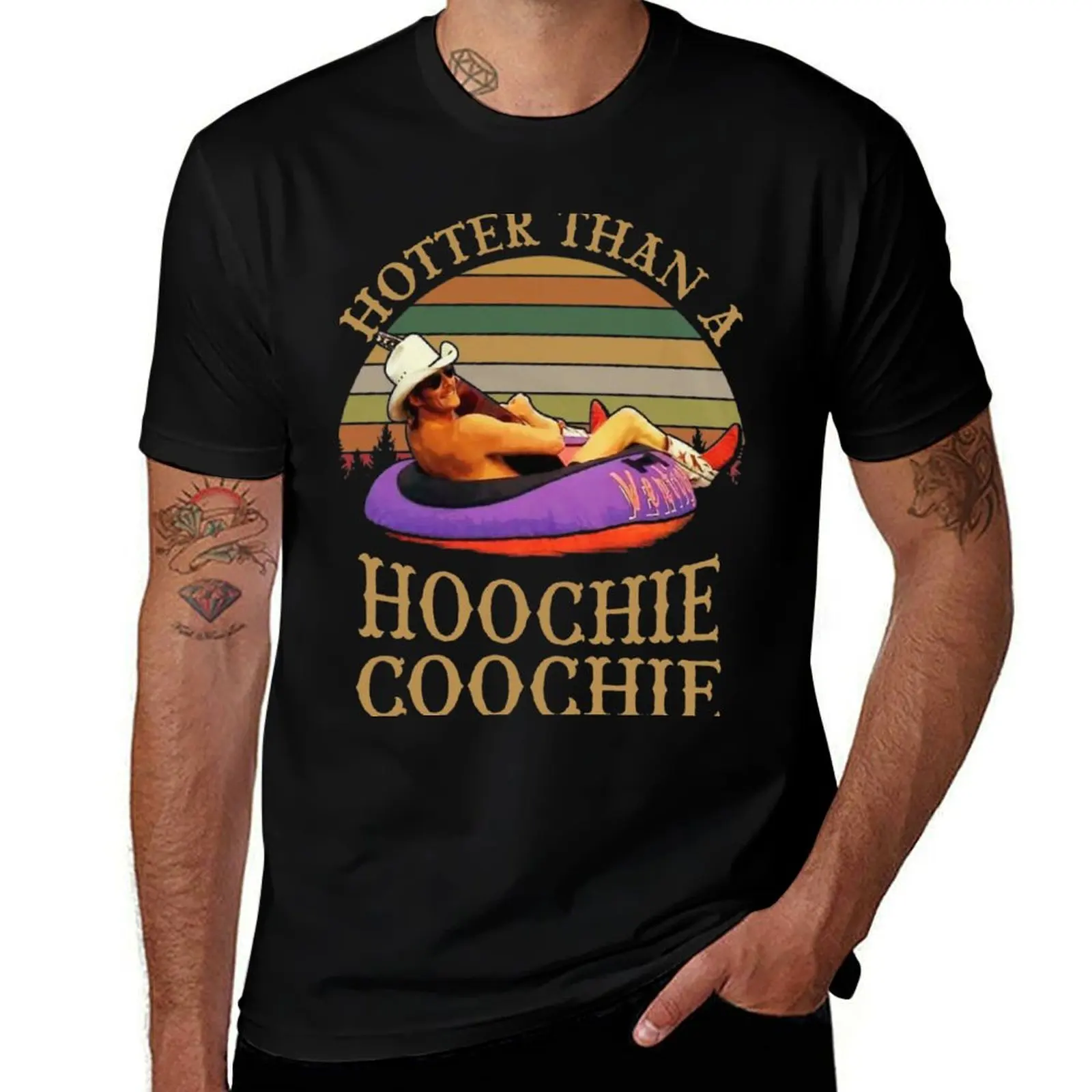 

Hotter Than A Hoochie Coochie T-Shirt t shirts for man cotton soft T-Shirt