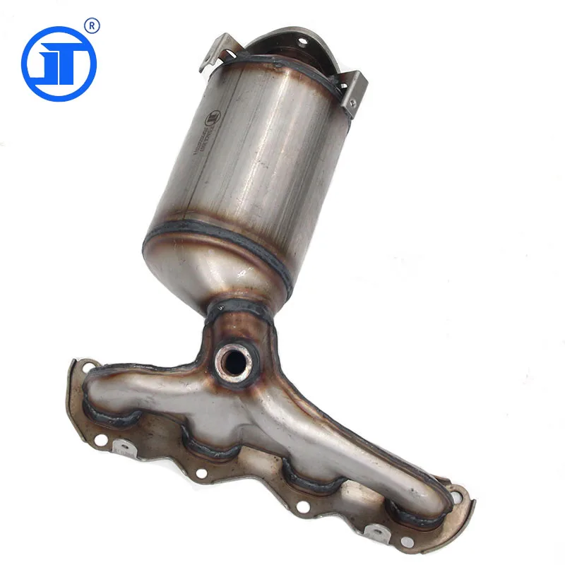 

Factory Hot Selling Exhaust Manufold For 2011 - 2017 Crossfox 1.6L L4 Direct Fit Catalytic Converter