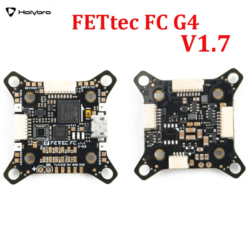 

Holybro FETtec FC G4 KISS V1.7 Firmware 170MHz 2-6S Flight Controller 5V/16V BEC 20X20mm 30.5X30.5mm for FPV Drones DIY