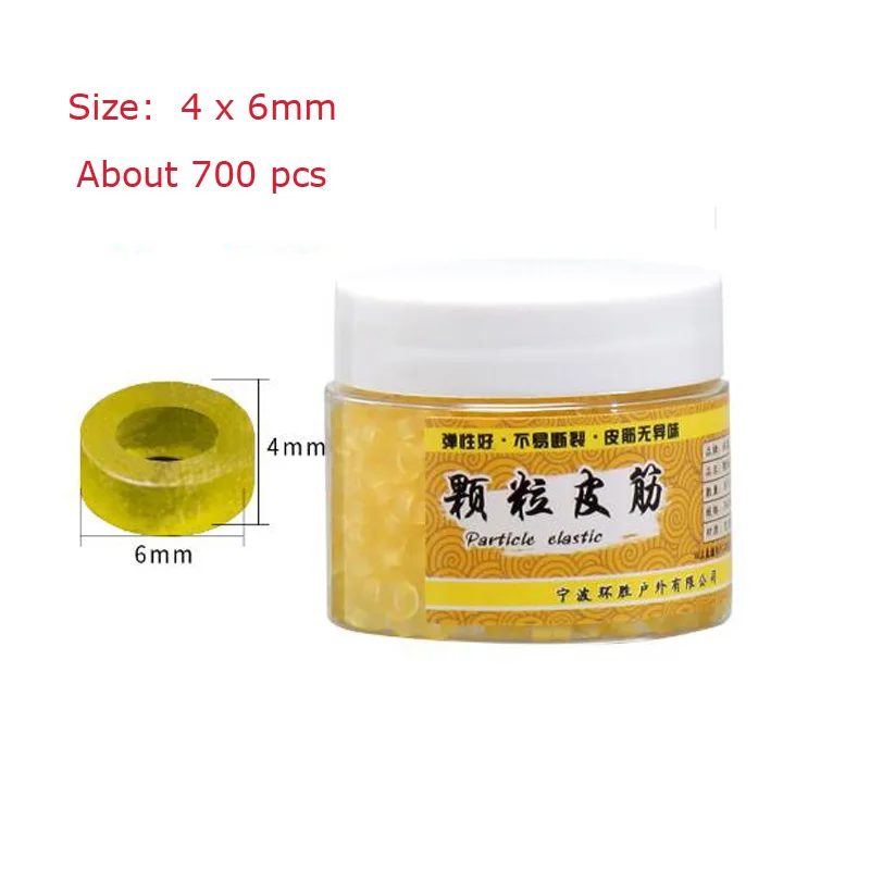 Angeln handgebunden hängende Pellet-Lederband Gummi-Köderbänder für BloodWorm-Köder Granulator-Köder elastisches Band 4 mm 5 mm 6 mm – Detail 10