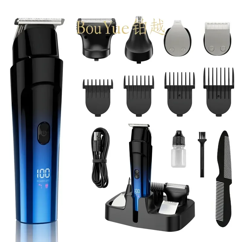 for Electric Hair Clipper Bald Head Shaver Oil Head Special Trimmer Beard Comb Push Shears Household Grooming Kit