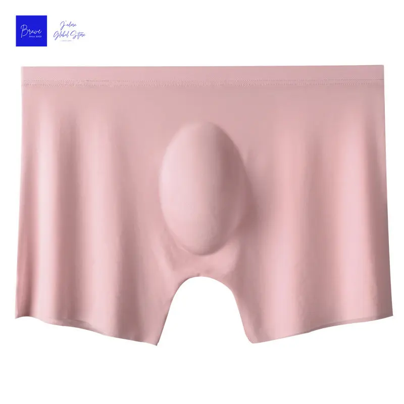 1pc Heren Boxers Shorts Ijs Zijde Mannen Slipje Naadloze Sexy Ondergoed Man Onderbroek Slipje Mannelijke Antibacteriële Ademende Slips
