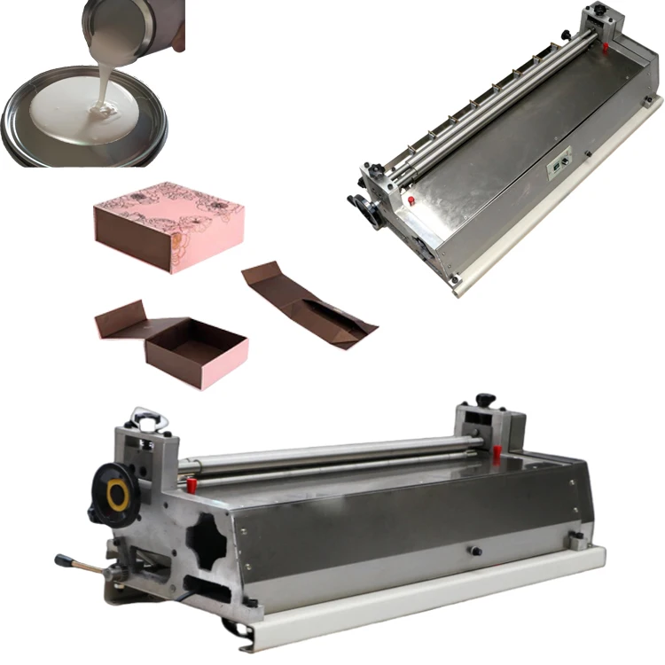 Picture 3: Glue Machine Paper Roll Gluing MachineBest Price Hot Melt Glue Spreading Pasting Applicator Hot Melt