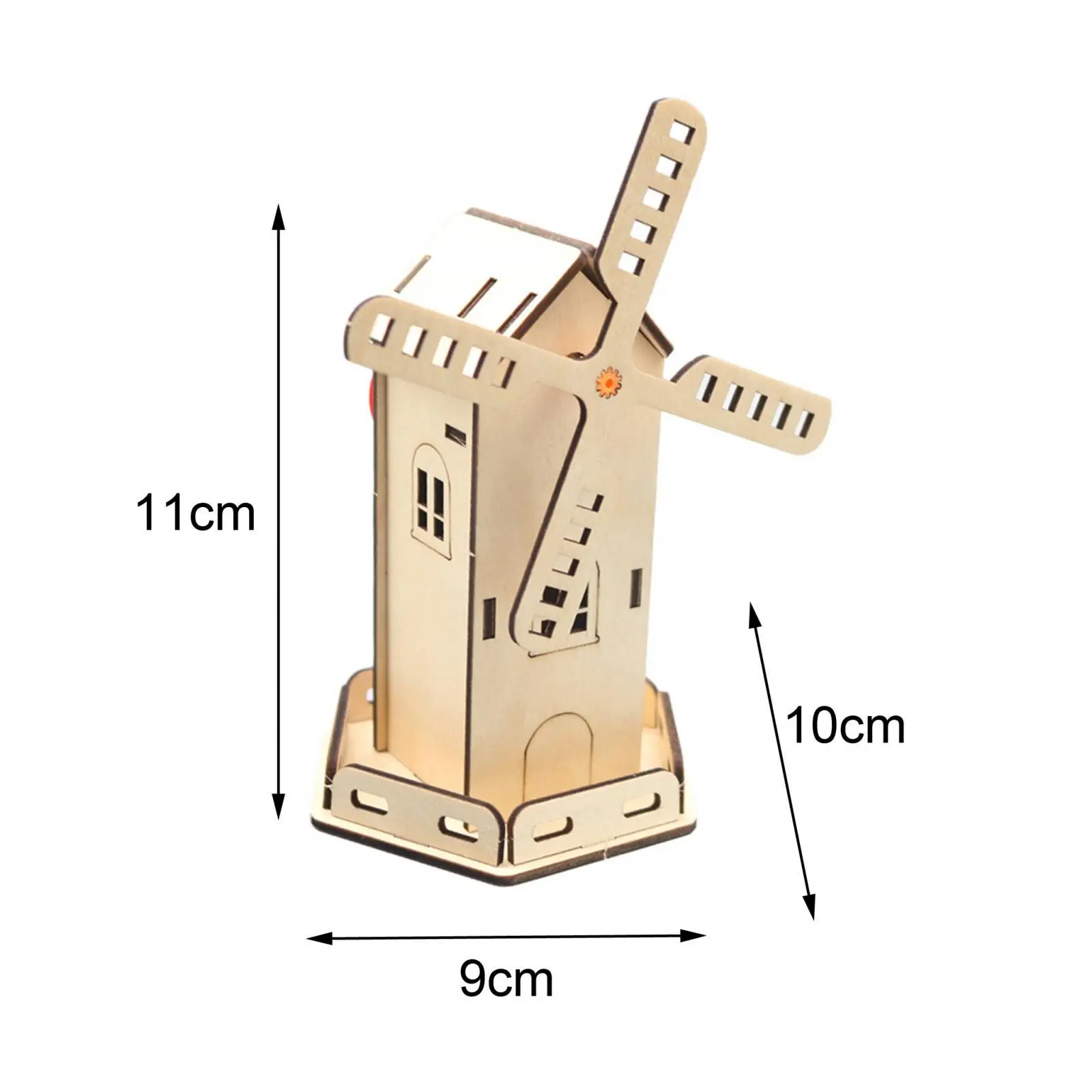 Solar Power Windmill Model Stem Building Kits DIY Assembly Science Experiment Kits for Kids Girls Children Boys Holiday Gifts