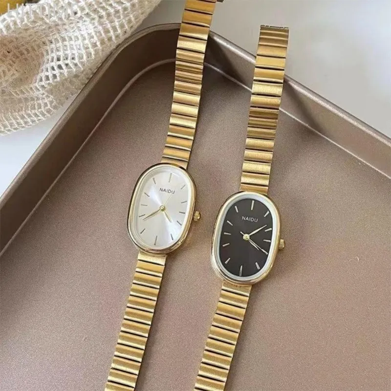 ساعة كوارتز عصرية للسيدات من Wind Premium Sense بحزام فولاذي بيضاوي متعدد الاستخدامات #3