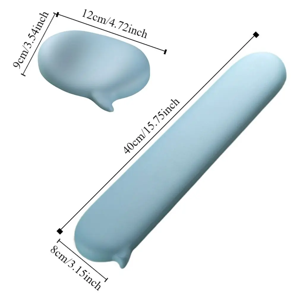 Silicone Wrist Support Mouse Pad Soft Comfortable Keyboard Pad Relax Wrists Creativity Mouse Wrist Rest Office Worker