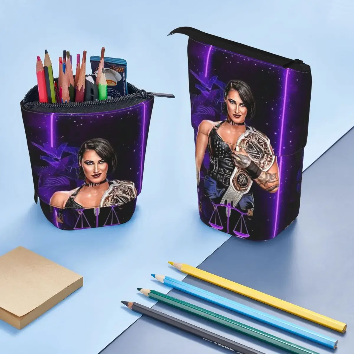 estojo-de-lapis-reversivel-she-is-my-mami-rhea-ripley-bootleg-wrestler-para-meninos-e-meninas-caixa-de-canetas-escolar-bolsa-de-lapis-material-de-papelaria