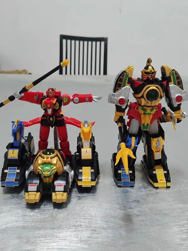 Smp Asli Shokogan Super Minipla Power Rangers Dan Megazord Ninja Sentai Kakuranger Anime Figur Aksi Mainan Hadiah Natal Gift