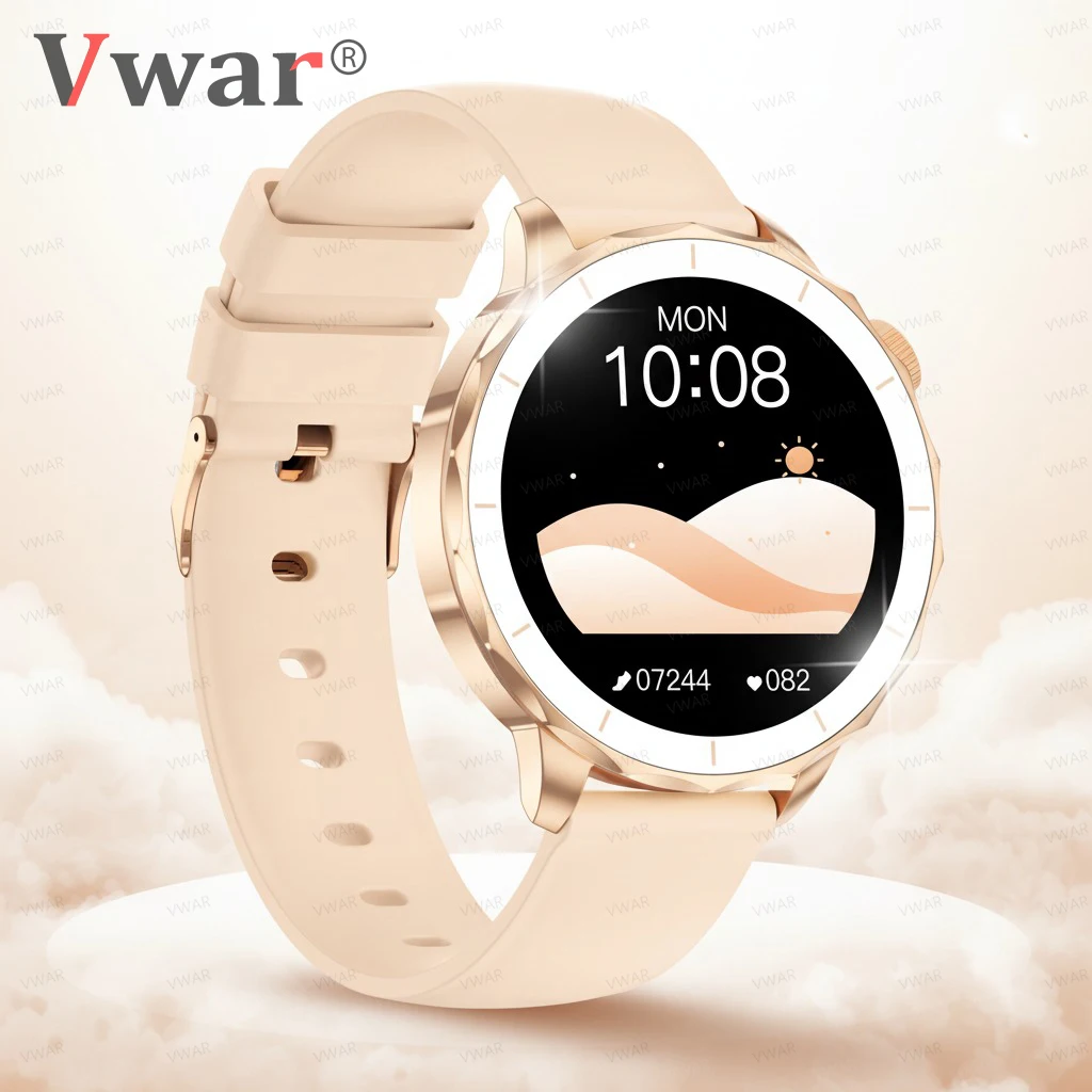 

VWAR X2Mini Women Smartwatch for OPPO Xiaomi HD AMOLED 4GB Memory Player Bluetooth Network Sharing APP Store ChatGPT Smart Watch