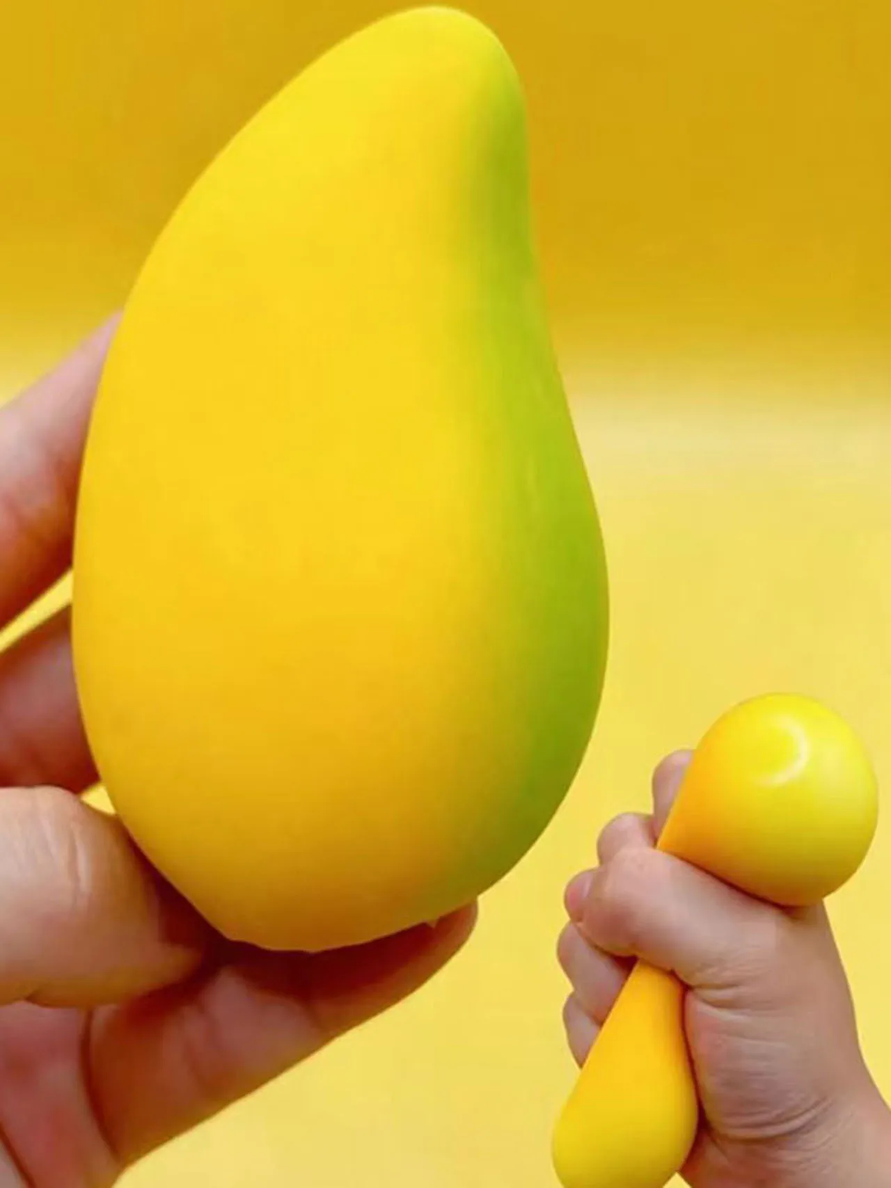 1/2/3 Stück mangoförmiges, langsam aufsteigendes Squishy-Spielzeug, sensorisches Quetschspielzeug zur Stresslinderung, Geburtstagsgeschenk für Erwachsene zum Schulanfang