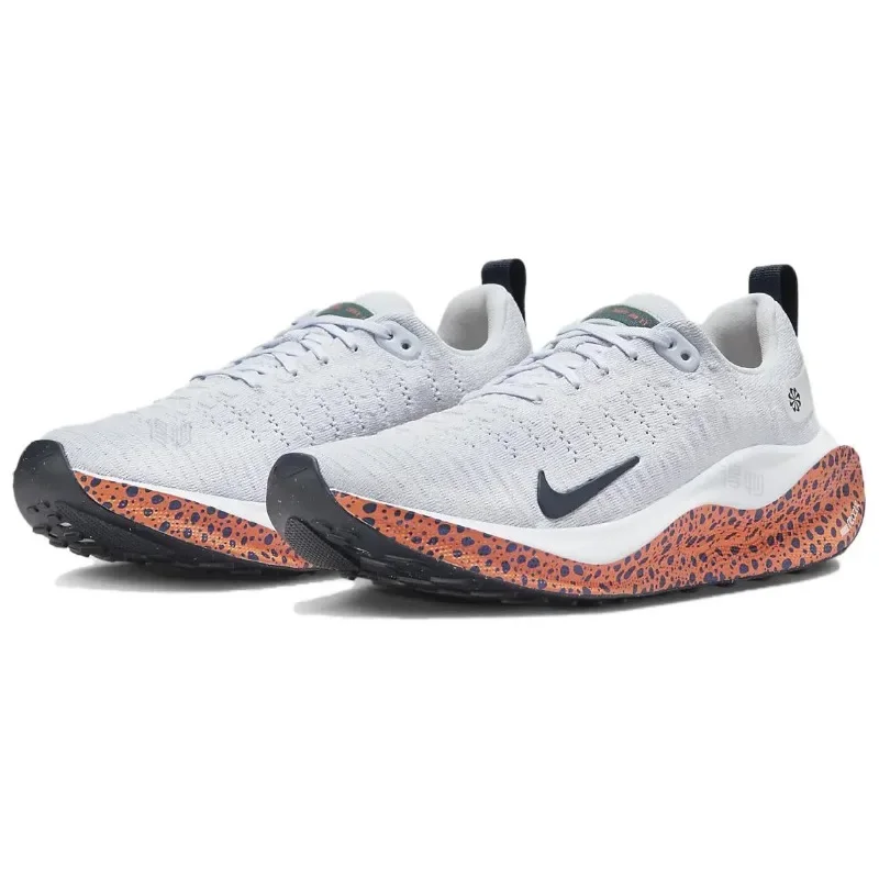 Nike ReactX Infinity Run 4 Women's Flyknit Breathable Cushioning Comfortable Running Shoes Light Grey Multi-Color FN7677-900
