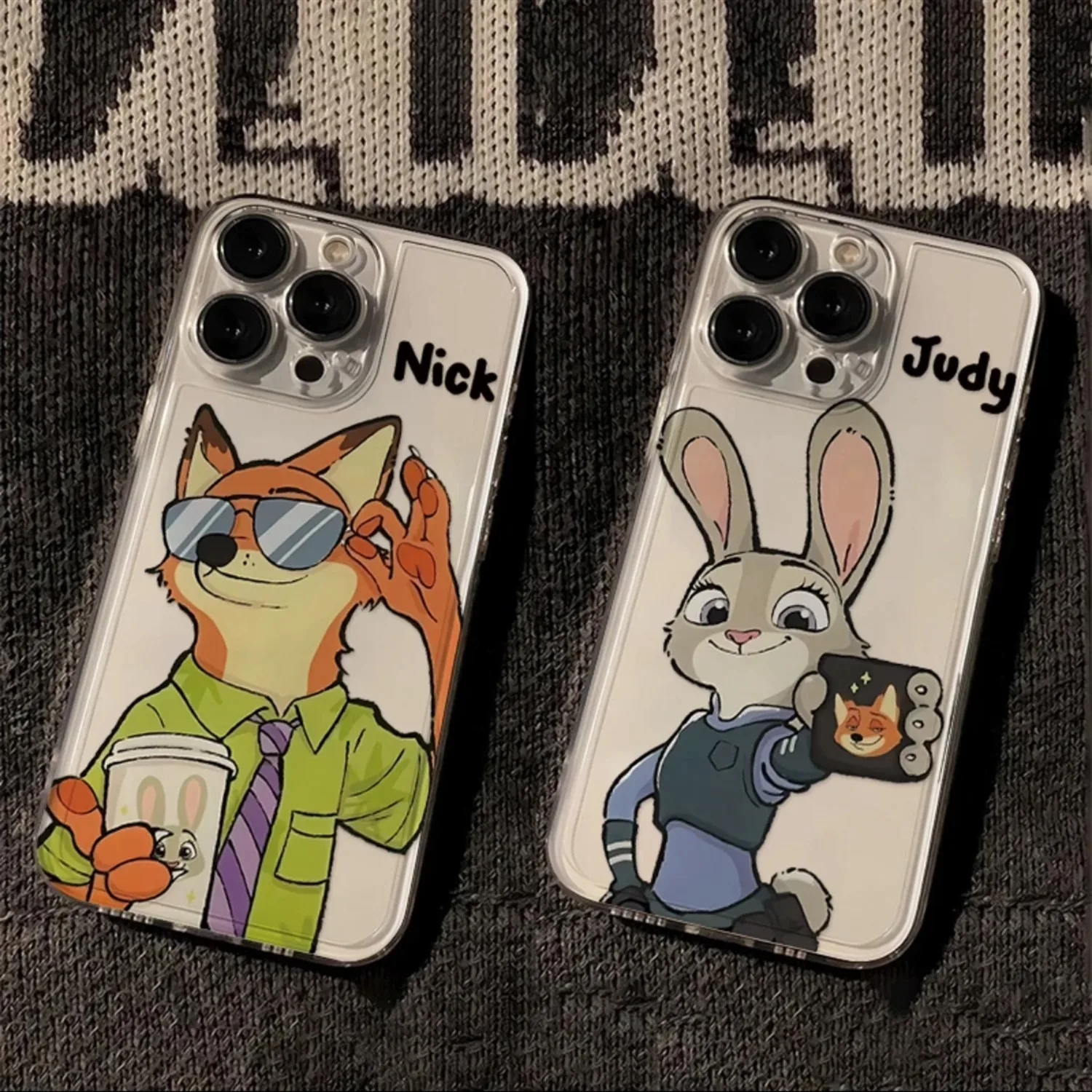 Disneys Zootopia Nick Judy Phone Case For VIVO Y28 V30e Y75 Y03 Y36 Y100 Y17s Y76 Y22s Y16 Y50 Y21 Y20 V29 V23e V21e 5G Cover