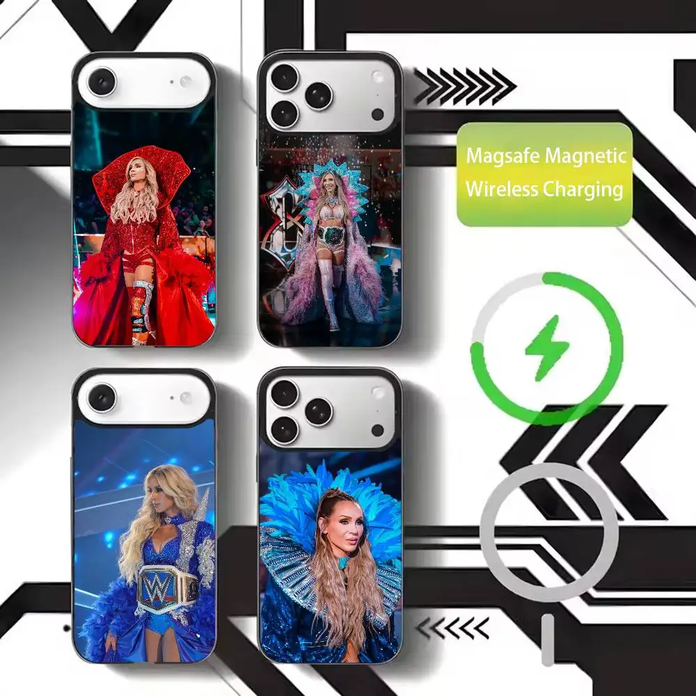 

Charlotte Flair Phone Case For iPhone17,16,15,14,13,12,11 Plus,Pro Max Magnetic For Magsafe Wireless Charging