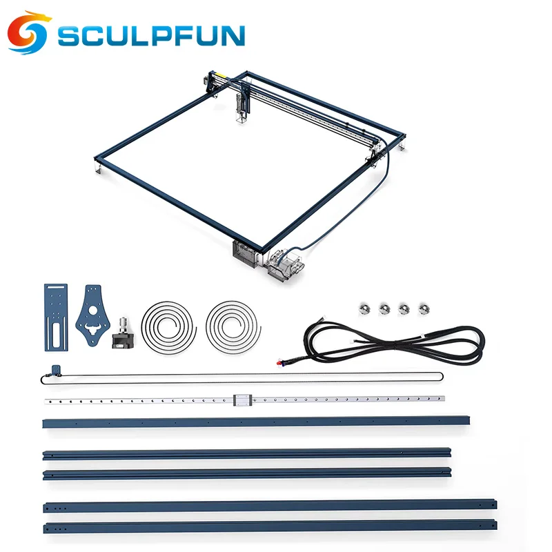 SCULPFUN S10/S30 Series 890x900mm Engraving Area Expansion Kit Directly Installed Suitable For S10/S30/S30 Pro/S30 Pro Max